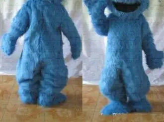 Elmo Mascot Costume - Long Fur Halloween Carnival & Party Cosplay Outfit