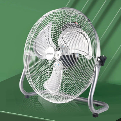 Industrial Floor Fan – 8-Speed 130° Oscillating Workshop Blower, Silent 45dB Turbo Motor with Overheat Protection