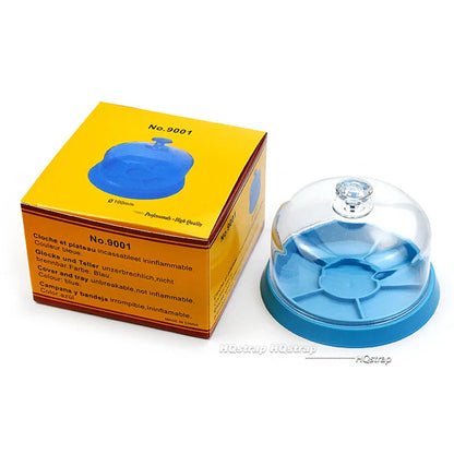 Watch Movement Dust Cover & Parts Holder Tray – Moistureproof Anti-Dust Storage Box for Watchmakers