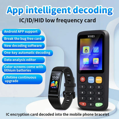 New RFID Smart Card Reader X7 – 125kHz Badge Copier & 13.56MHz NFC Decoder, Duplicator for IC/ID Chip, Ntag213/215 Key Writer