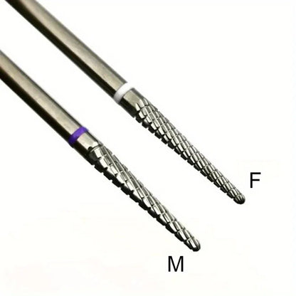 Carbide Cone Nail Drill Bits Set (1/2Pcs) – Electric Cuticle Cleaning & Manicure Grinding Burr Tools for Nail Art Accessories