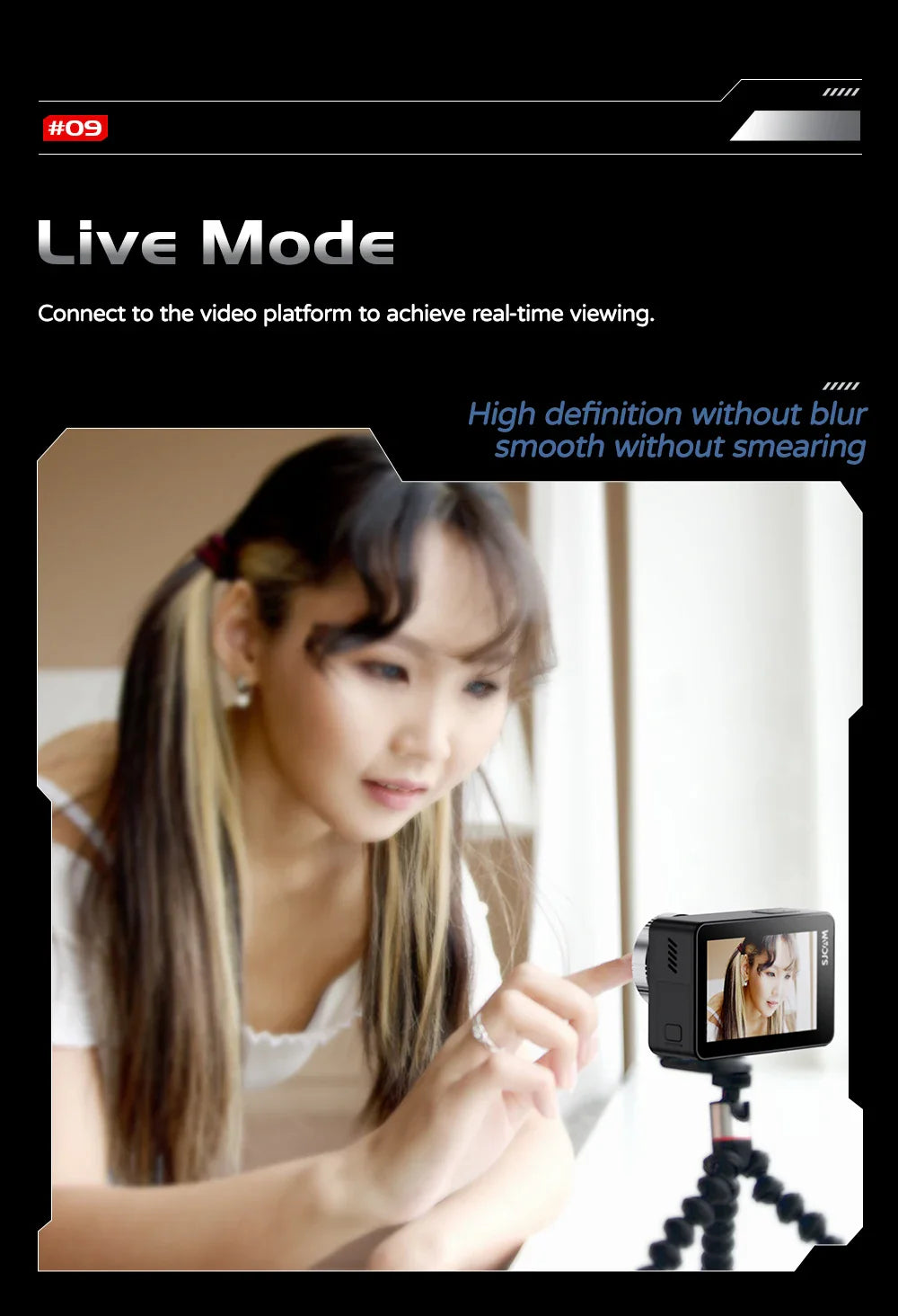 SJCAM SJ11 Active 4K Action Camera – 2.33" Touch Screen, Waterproof, 5G WiFi, Active HDR Sport Camera