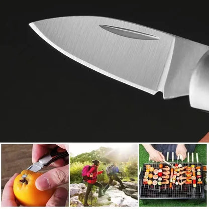 Mini EDC Folding Knife - Sharp Camping and Outdoor Pocket Tool, Key Pendant Gift for Dismantling and Express Cutting