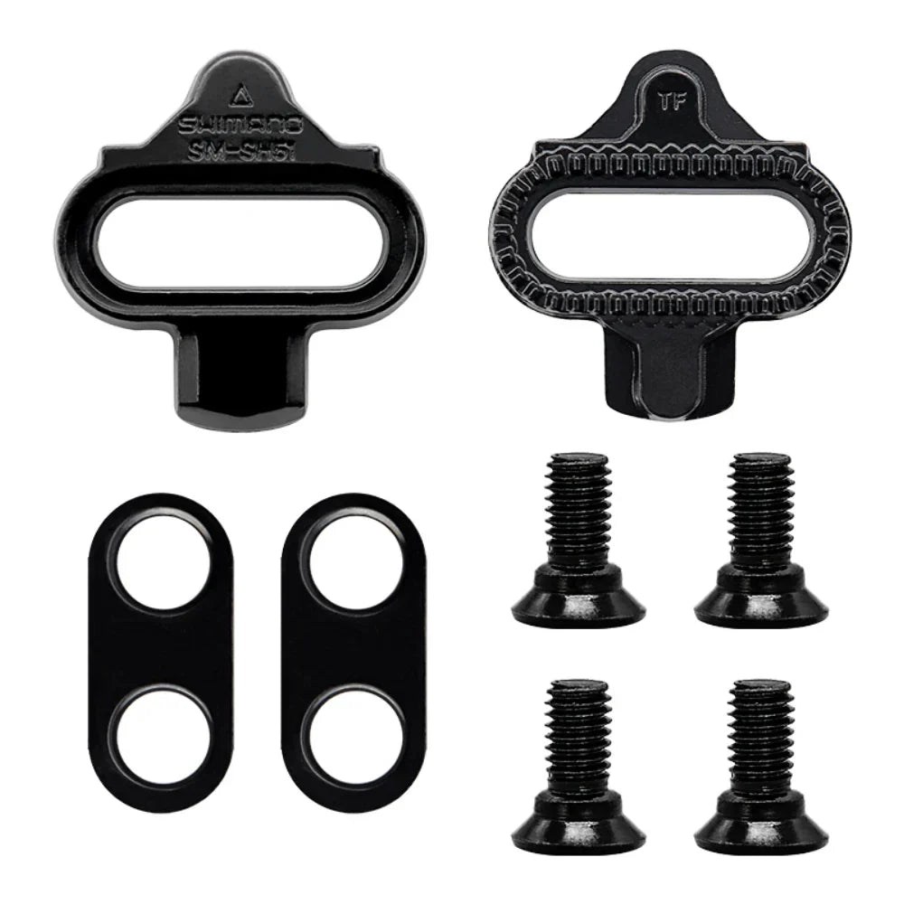 SHIMANO SH51 SH56 Bike Cleats: Single Release MTB Cleats System Compatible with M520, M515, M505, A520, M424, M545, M540 Pedals
