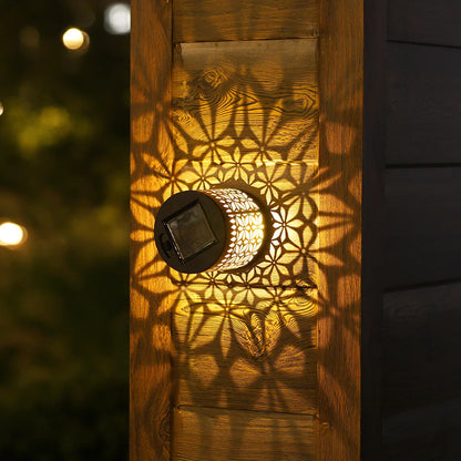 2026 Solar Outdoor Wall Light - Waterproof Projection Lamp for Yard, Patio & Landscape Decor