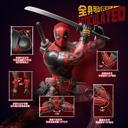 Blokees Deadpool 3 Wolverine Action Figures – Movie Version Deadpool & Friends Collectible Figures, Adult Gift