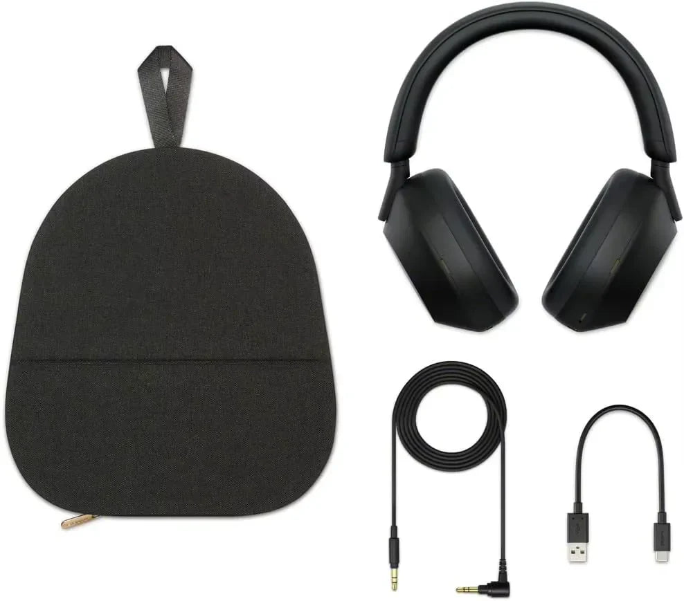 Sony WH-1000XM5 Wireless Noise Cancelling Headphones – Foldable Bluetooth Earphones with Bass Stereo Sound for Gaming & Business