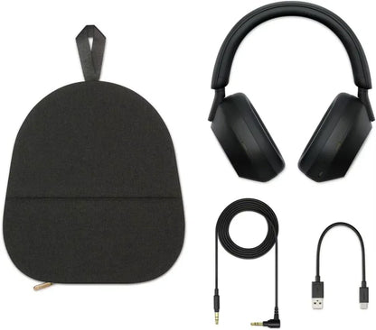 Sony WH-1000XM5 Wireless Noise Cancelling Headphones – Foldable Bluetooth Earphones with Bass Stereo Sound for Gaming & Business