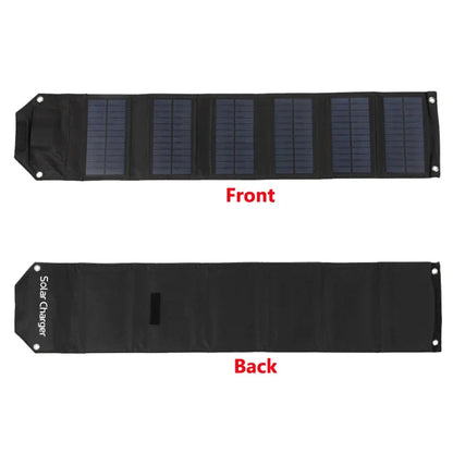 60W 80W 100W Foldable Solar Panel — 5V USB Portable Waterproof Charger for Phone, Camping & Power Bank