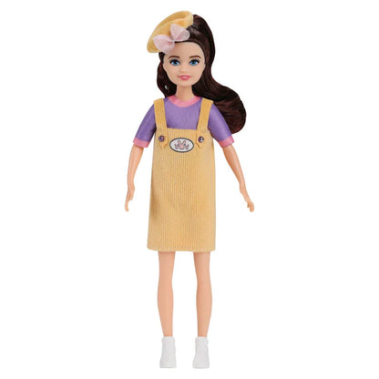 Kawaii 7-Inch Fashion Dolls for Little Girls – 23cm Female Figures for DIY Playhouse, Baby Toys & Gift