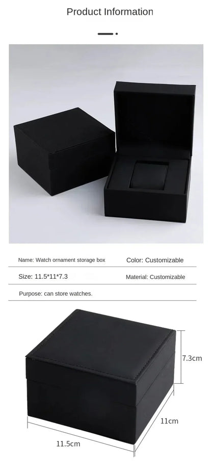 Custom Logo Watch Storage Box – Professional Packaging Case for Business, Transport & Personal Gift Use