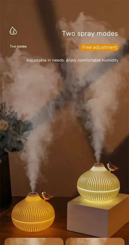 Creative Onion-Shaped Humidifier – Quiet Sleep Night Light, USB Air Humidifier for Desktop, Office & Air-Conditioning Rooms