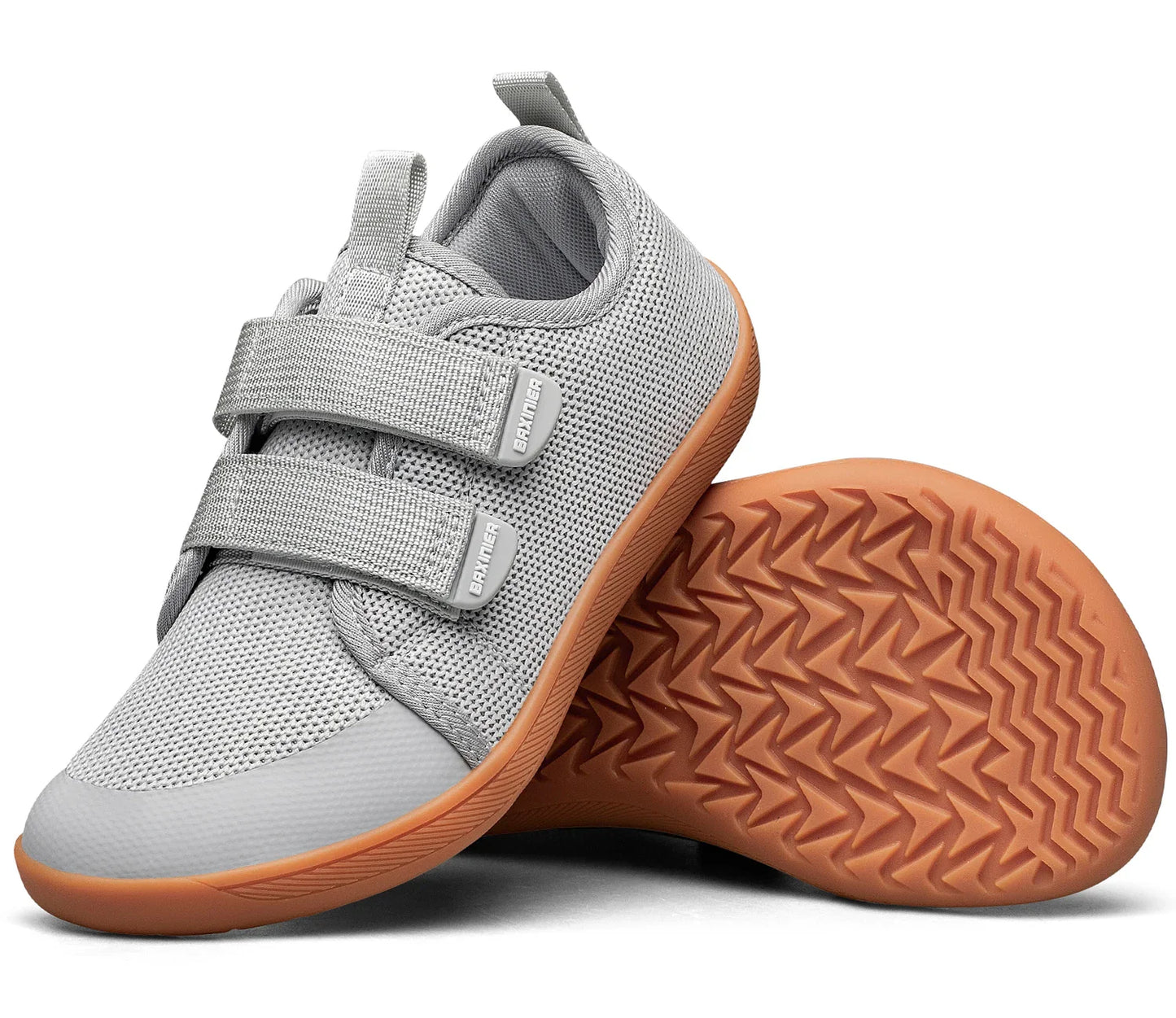 Kids Barefoot Sneakers – Breathable Wide Toe Knitted Mesh Shoes for Boys & Girls, Non-Slip Fashion Walking Cross Trainers