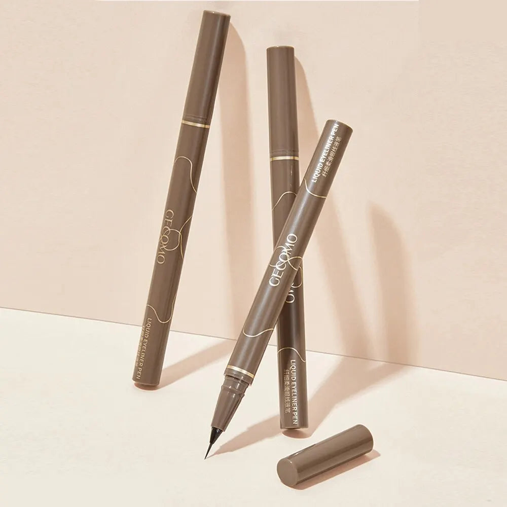 GECOMO 0.01mm Liquid Eyeliner – Super Slim, Waterproof, Quick-Dry, Long-Lasting & No-Smudge Pencil