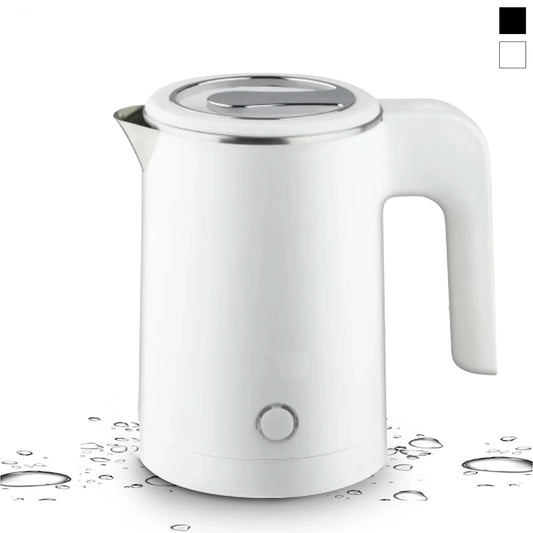 Travel Electric Kettle 0.8L - Portable Stainless Steel Water Boiler for Tea and Coffee, Smart Pot for Family Trips and Hotels