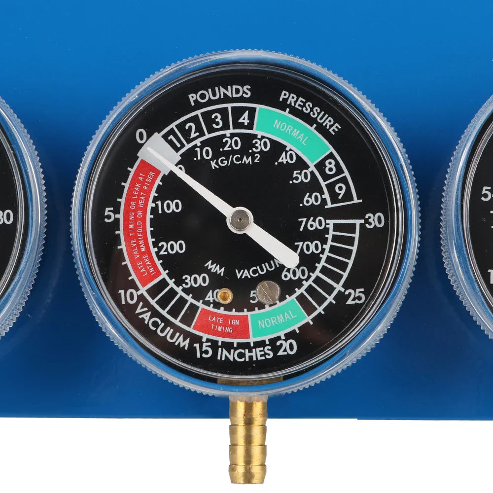 2/4 Cylinder Motorcycle Carburetor Synchronizer Kit — Ignition Tester & Balancer Gauge Set for Motorbike Diagnostics