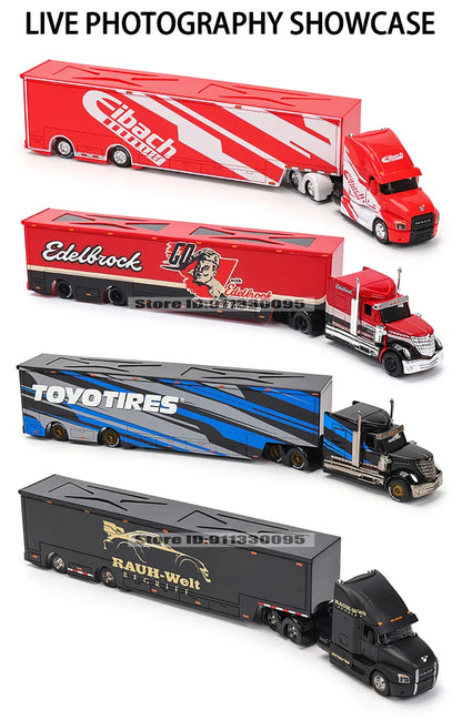 Maisto 1:64 Mack Anthem & LoneStar Trailer Model — Alloy Diecast Transport Simulation Car Collection