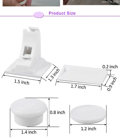 Children’s Magnetic Safety Lock — Baby Protection Drawer & Cabinet Door Lock Limiter for Child Security