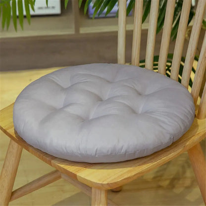 Non-Slip Thick Dining Chair Cushion – Round Nap Pillow Pad for Winter, Comfortable Chair Seat Cushion