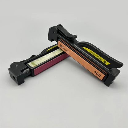 4-Grit Knife Sharpening Stone Set - 180–10000 Grit Whetstone & Diamond Polishing Stones