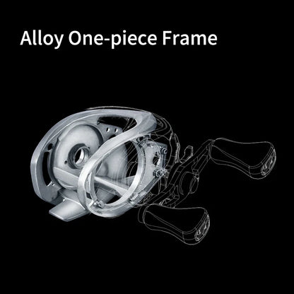 PURELURE ZANA Baitcasting Reel - Ultra-Light Aluminum Alloy Fishing Reel for Freshwater & Saltwater