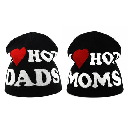 Y2K Letter Knitted Beanie Cap – Unisex Winter Autumn Warm Ski Skullcap, Hip Hop Streetwear Ear Cover Hat for Men & Women