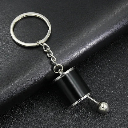 Mini Turbocharger Keychain - Spinning Turbine Keyring for Car Interior Accessories & Key Fob