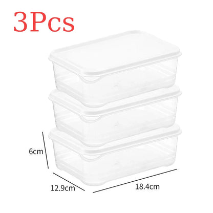 5-Piece Sealed Food Storage Box Set — Airtight Fridge Organizer for Fruits, Meat, Freezing & Kitchen Storage