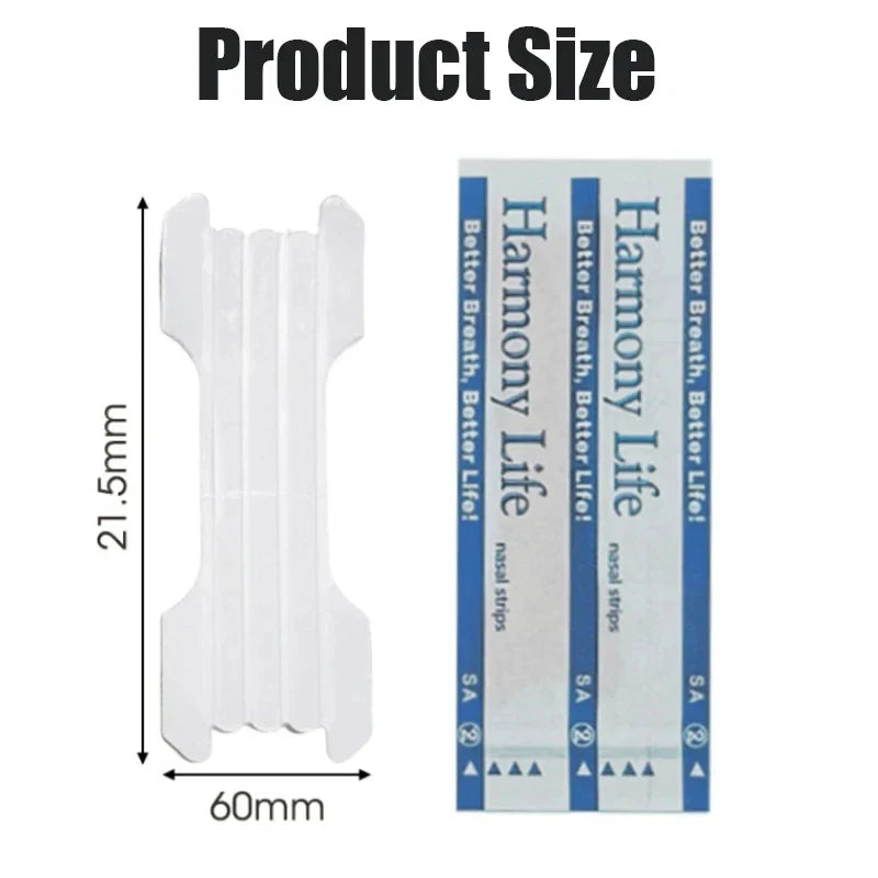 10/30/50/200pcs Nasal Strips — Extra Strength Transparent Anti-Snoring Patches for Better Sleep