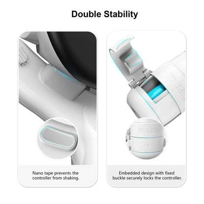 AMVR Table Tennis Paddle Grip for Meta Quest 3 Controllers – Handle Accessory to Elevate VR Gaming Experience