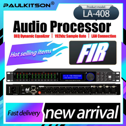 Paulkitson LA Series Digital Audio Processor - 192KHz 64-Bit DSP with FIR Speaker Management System