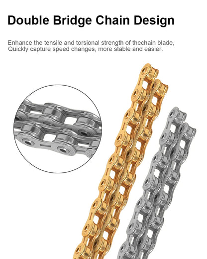 BUCKLOS MTB Bike Chain – 12 & 11 Speed Mountain & Road Bicycle Chain, Compatible with 8-12 Speed Cycling Parts