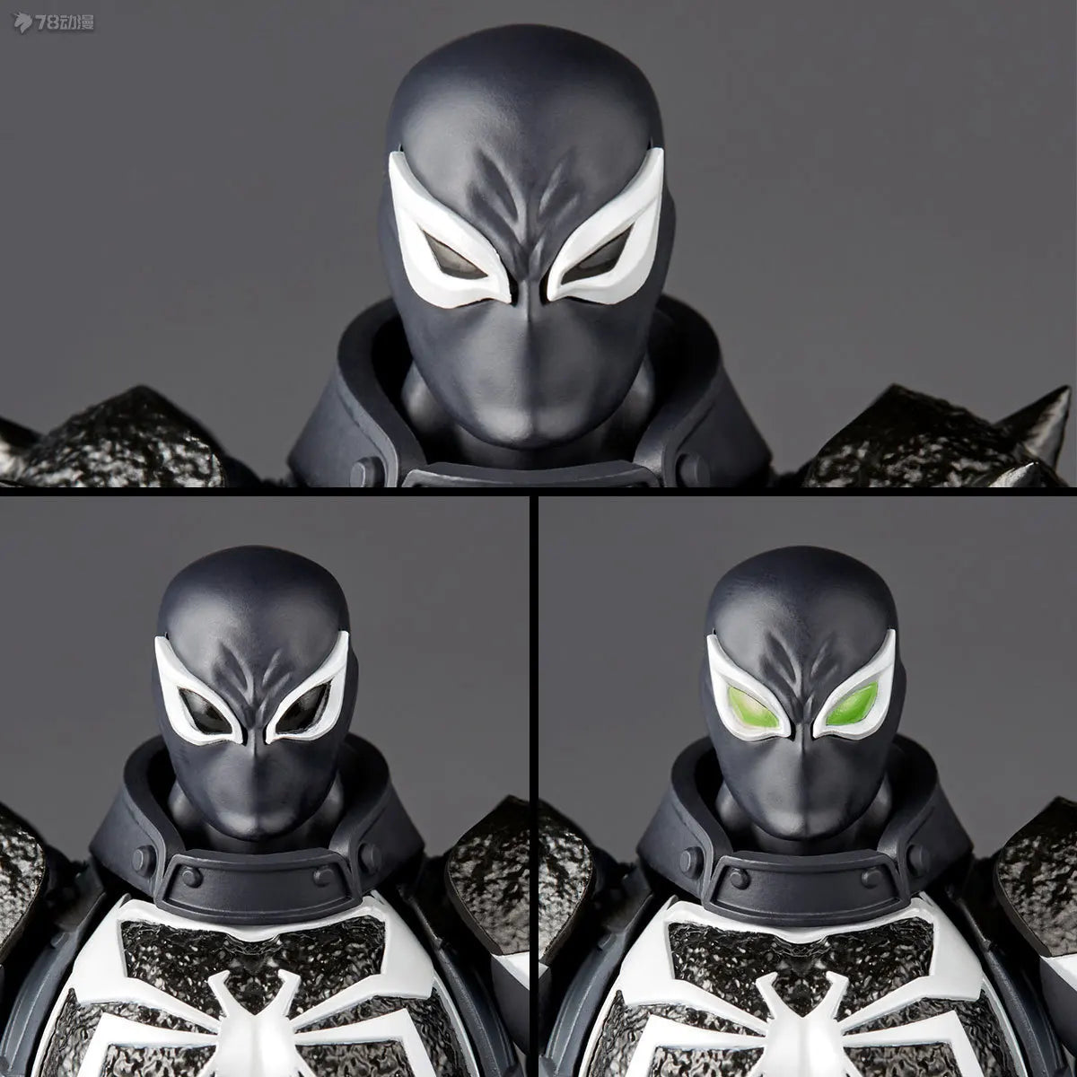 CT White Venom Action Figure – High-Quality KO Model with Accessories, Collectible Figurine Statue Ornament Christmas Gift