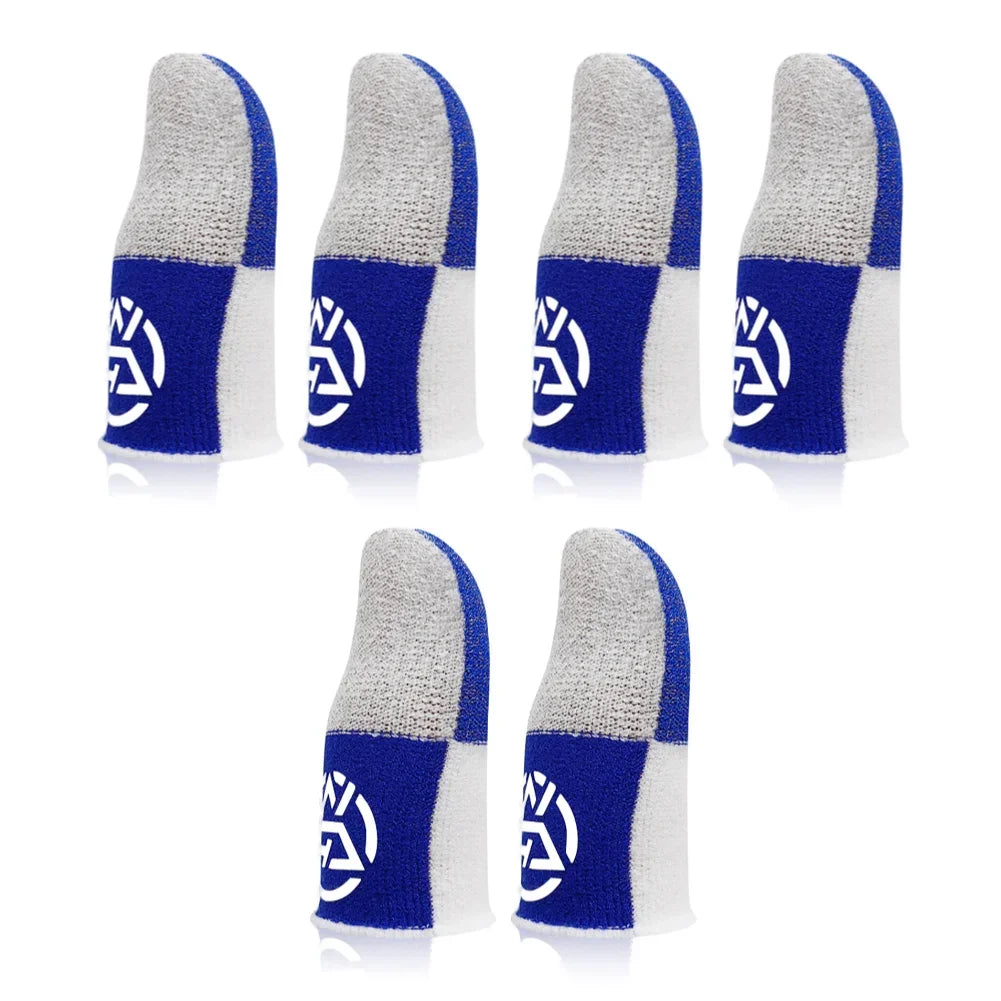 1-20 Pairs Mobile Gaming Finger Sleeves – Breathable, Sweatproof, Anti-Slip Thumb Gloves for Touchscreen Controllers, PUBG Game Finger Covers
