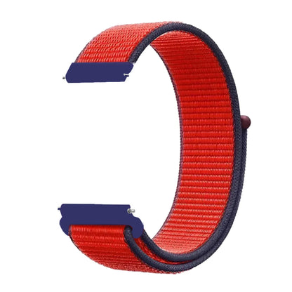 22mm Sport Nylon Loop Watch Band – Breathable Replacement Wristband for NORTH EDGE APACHE-46 Smartwatch, Durable Adjustable Strap