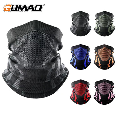 Thermal Face Bandana Mask Neck Warmer Gaiter - Bicycle Cycling Ski Tube Scarf for Hiking - Breathable Print Masks for Women and Men Winter