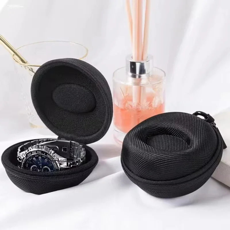 Portable EVA Watch Travel Case – Waterproof Organizer for Smartwatches & Watch Storage with Zippered Closure