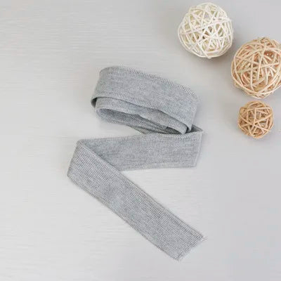 2CM Solid Color Ribbed Mercerized Cotton Knit – Soft T-Neck Short Cuffs with Elastic Edge