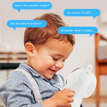 Tuya Smart AI Robot Toy – WiFi Voice Interactive Educational Learning Machine with Speech Recognition for Kids
