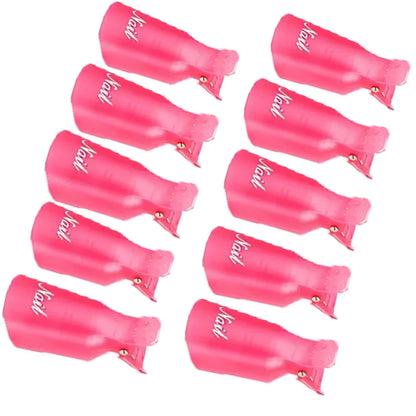 LULAA Nail Soak Off Clips - UV Gel Polish Remover Caps for Fingernail Removal
