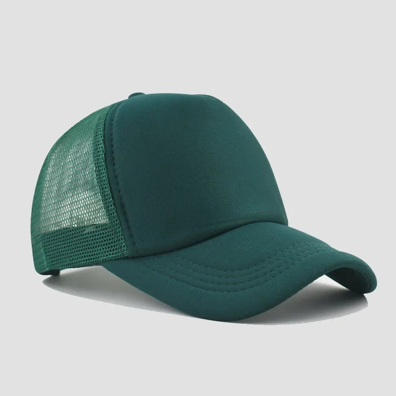 Personalized Logo Trucker Hats - Custom Foam Mesh Baseball Caps for Men & Women, Snapback Sun Hats