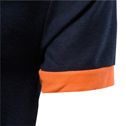 Men's Giraffe Embroidered Polo Shirt - Short Sleeve Casual Business Summer Top