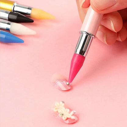 New Diamond Painting Pen Tool – Double-Head Multifunctional Nail Pen, Metal Material, Diamond Painting Accessories