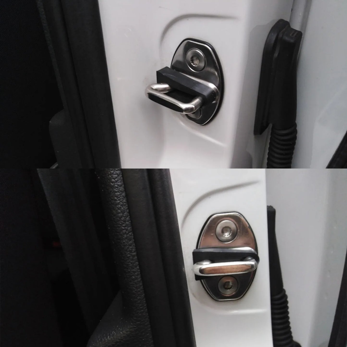 Car Sound Deadener Damper for VW Golf Polo T5 Bora Caddy Jetta Multivan Passat Scirocco Tiguan Touran - Enhance Your Driving Experience with Door Lock Buffer Deadening - Reduce Noise and Rattles