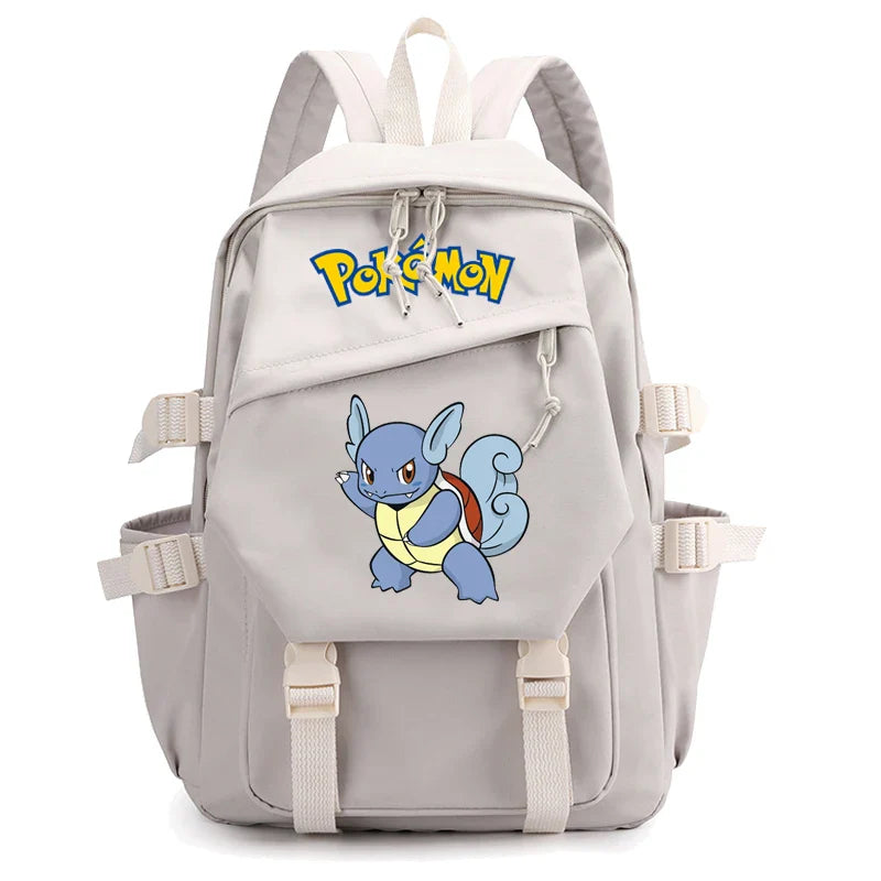 Pokemon Waterproof Women’s Backpack – Pikachu, Gengar, Snorlax Schoolbag for Girls & Students