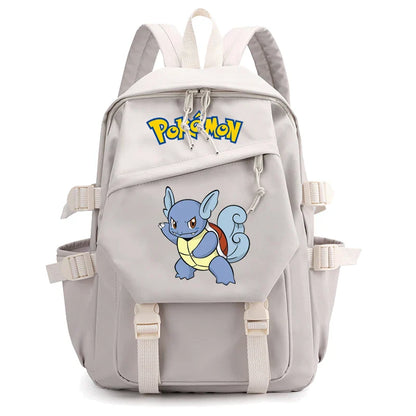 Pokemon Waterproof Women’s Backpack – Pikachu, Gengar, Snorlax Schoolbag for Girls & Students