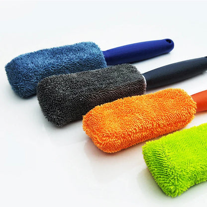 Chenille Car Wash Gloves - Microfiber Sponge for Scratch-Free Cleaning, Coral Velvet Double-Sided Car Cleaning Tool