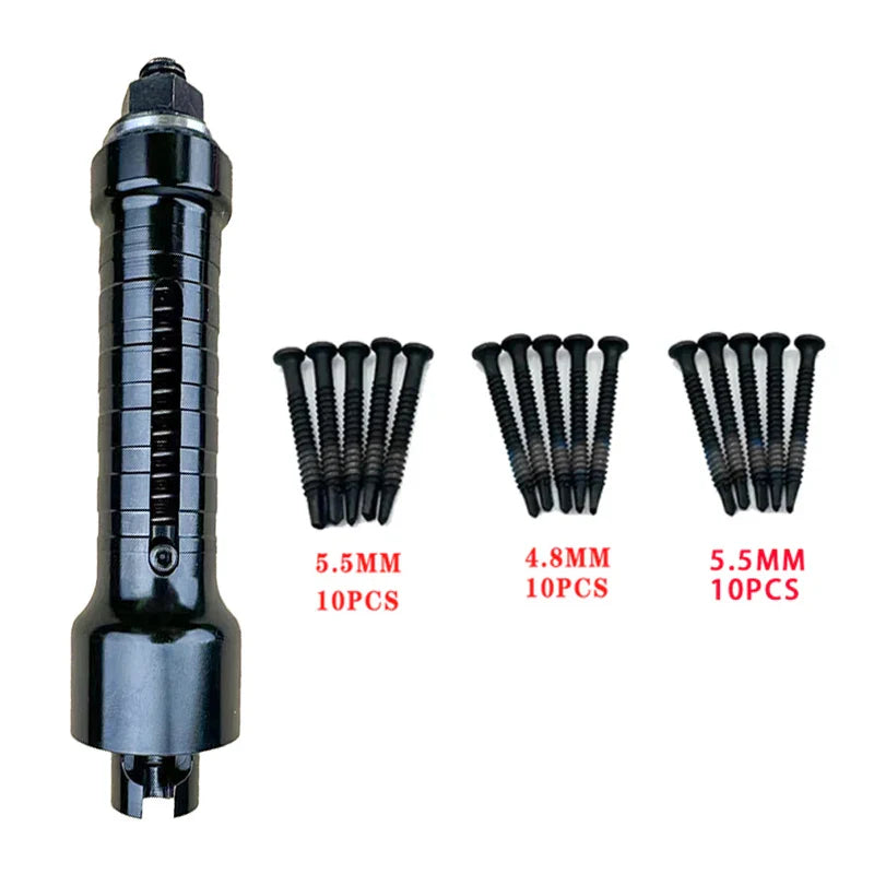Professional Lock Cylinder Puller — Stainless Steel Nail & Screw Extractor Locksmith Tool