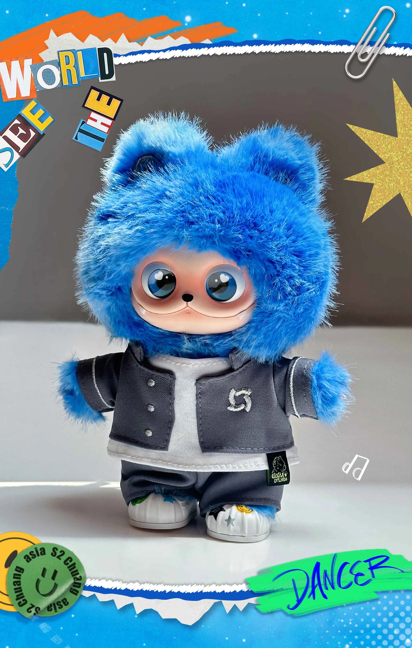 FUNCINATING Chuang Asia Idol Plush Toy – Cute Giggle Stuffed Animal Accessory