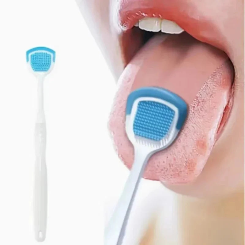 Tongue Scraper for Bad Breath – Oral Hygiene Cleaner for Adults, Daily Fresh Breath Tool